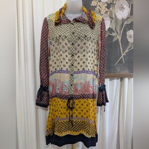 Johnny Was Hooded Tunic/Dress Size Medium